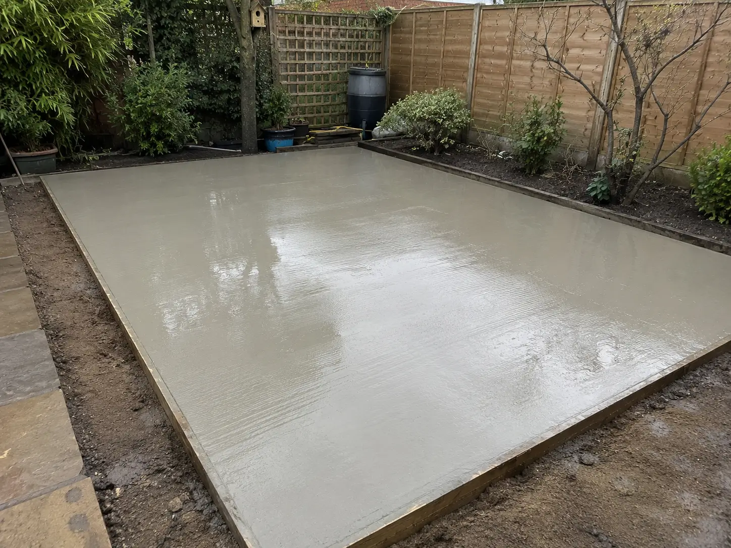 Concrete Foundation poured and levelled