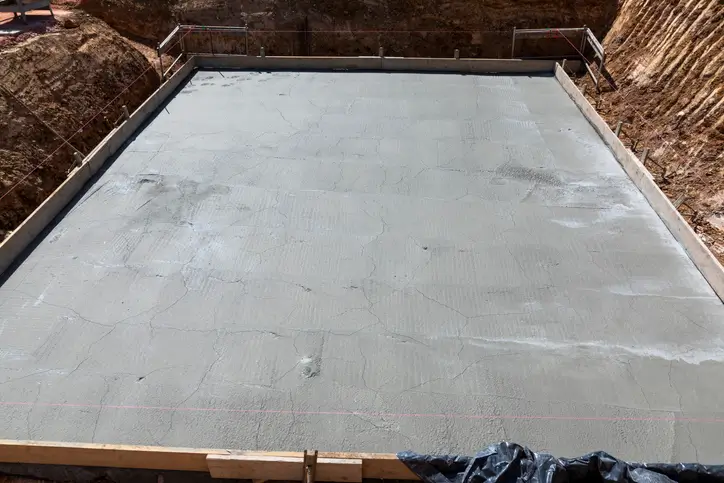 Large replacement concrete base
