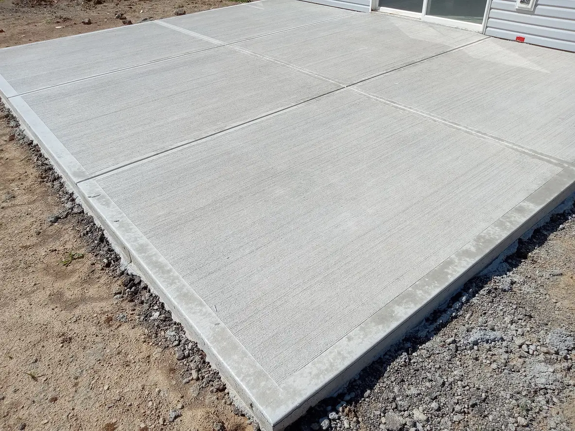 Local Slough garden concrete shed base installation